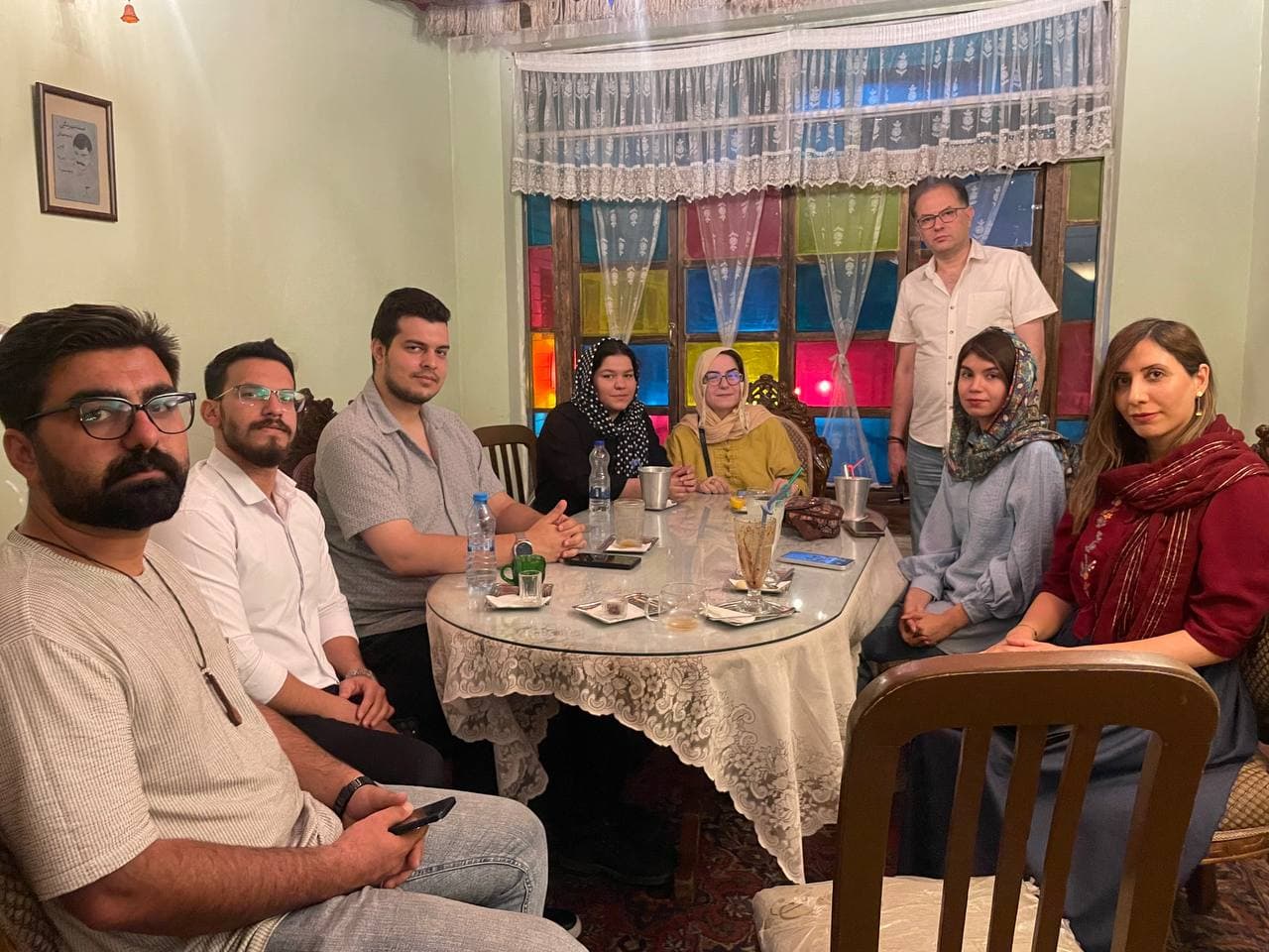 یادگاری از صد و شانزدهمین جلسه‌ی نمایشنامه‌خوانی «شب یک، شب دو»
