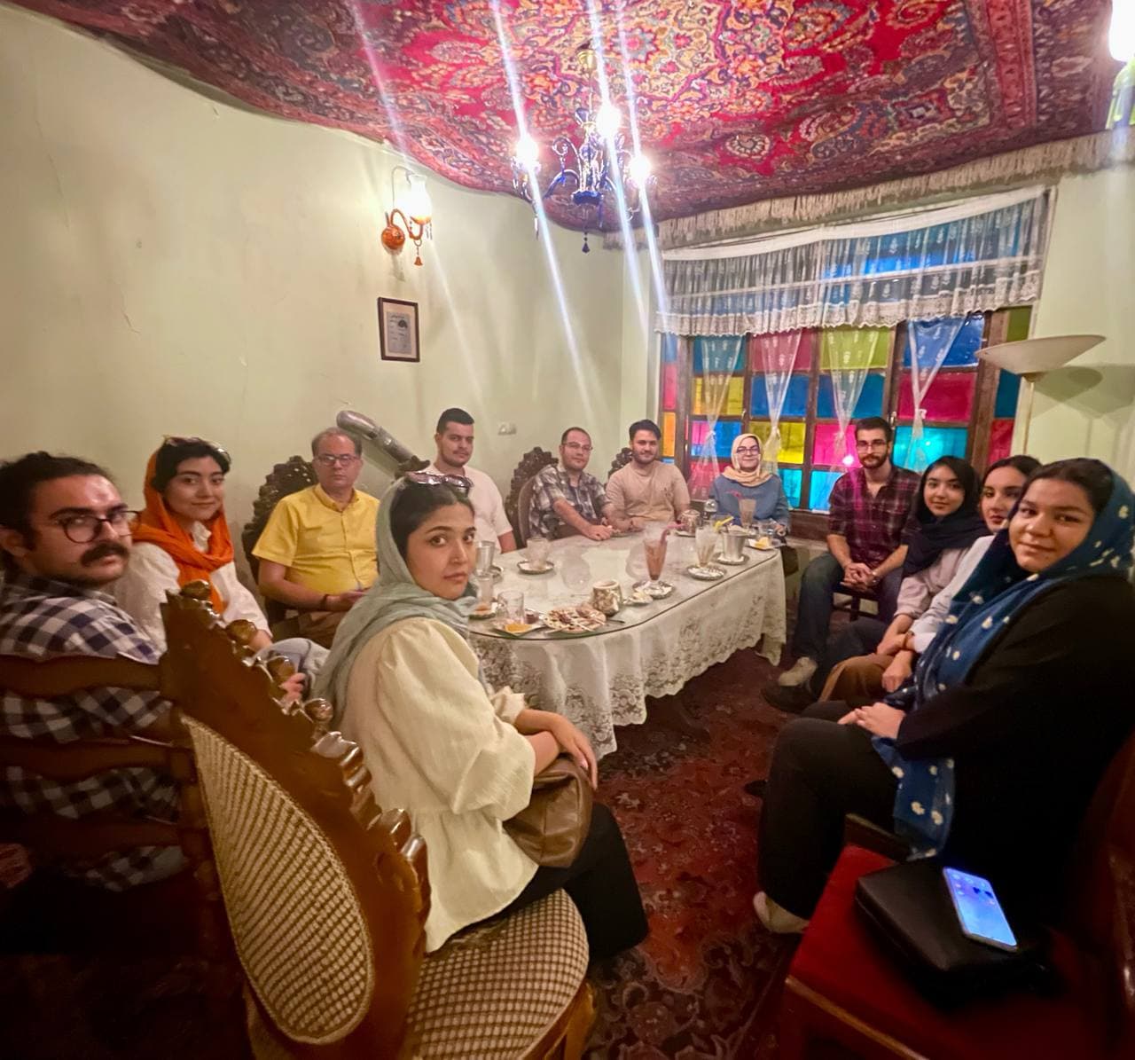 یادگاری از صد و ششمین جلسهی نمایشنامهخوانی «شب یک، شب دو»